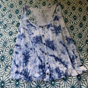 tye dye hollister tank top